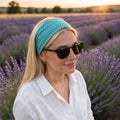 Bandeau Twist Géométrique vert