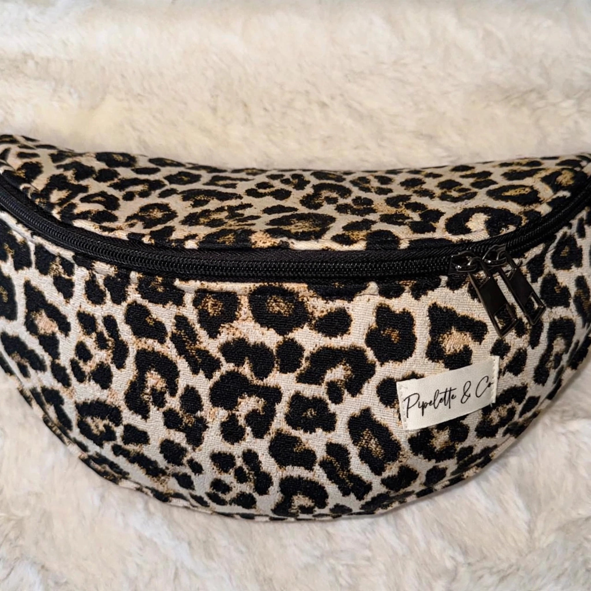 Sac Banane XL Léopard - Grande Capacité - Fait Main